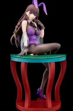 The Demon Sword Master of Excalibur Academy - Elfine Phillet Statue / wearing flower's purple bunny