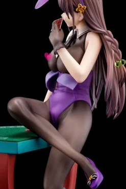 The Demon Sword Master of Excalibur Academy - Elfine Phillet Statue / wearing flower's purple bunny