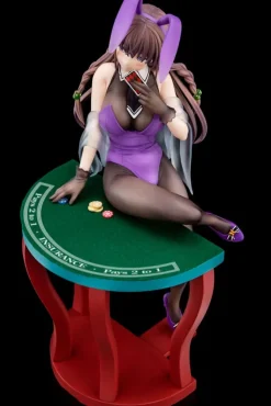 The Demon Sword Master of Excalibur Academy - Elfine Phillet Statue / wearing flower's purple bunny