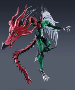 Yu-Gi-Oh! GX - Elemental Hero Flame Wingman Actionfigur / S.H. Figuarts -MonsterArts: Tamashii Nati