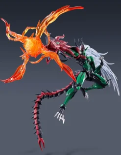 Yu-Gi-Oh! GX - Elemental Hero Flame Wingman Actionfigur / S.H. Figuarts -MonsterArts: Tamashii Nati