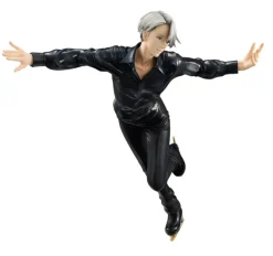 Yuri!!! on Ice - Victor Nikiforov & Makkachin Statue - G.E.M. Serie: MegaHouse