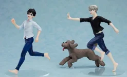 Yuri!!! on Ice - Yuri, Victor & Makkachin Statue: Good Smile Company